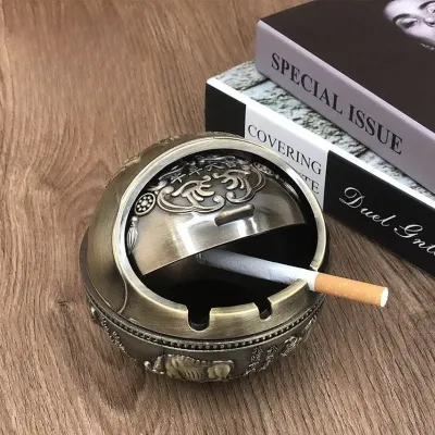  Metal Ball Shaped Ashtray 